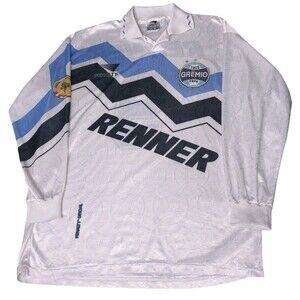 VTG Gremio Porto Alegre Away Long Sleeve Jersey 1995 Penalty Brasil Renner #9 M